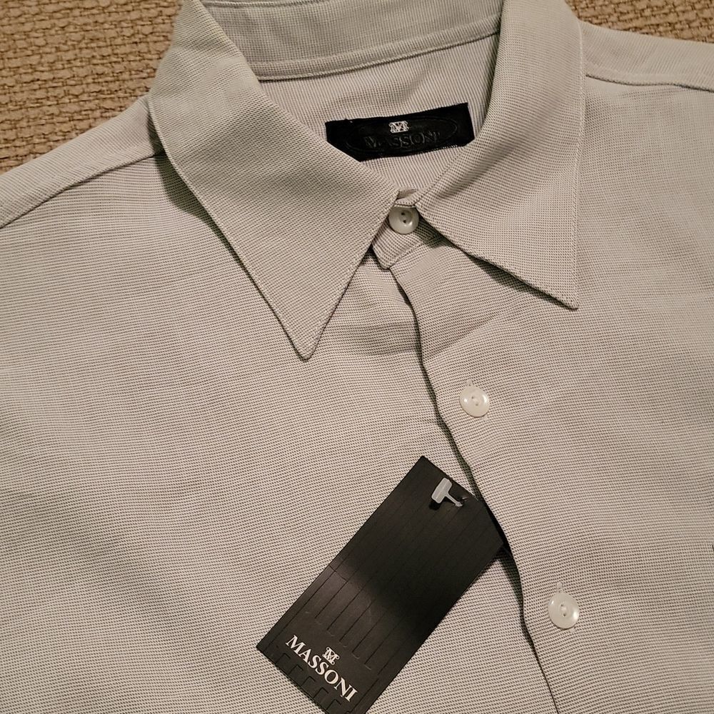 NWT Men's Massoni dress shirt - Picture 4 of 8